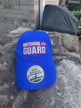 Nascar Royal Blue National Guard Embroidered Cap